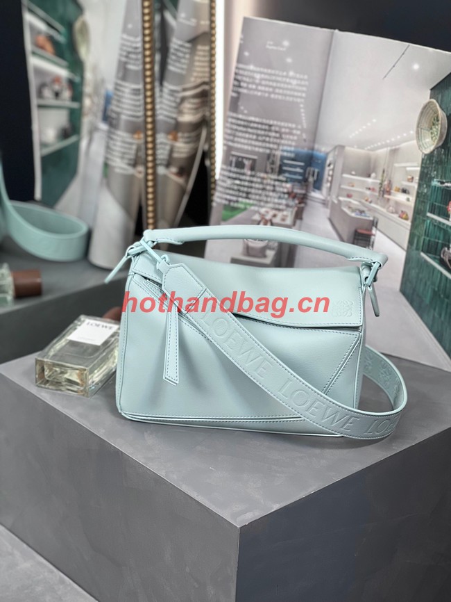 Loewe Puzzle Bag Leather 1310 light blue