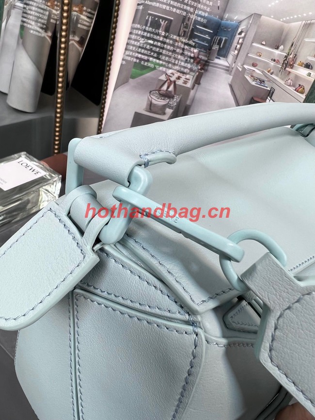 Loewe Puzzle Bag Leather 1310 light blue