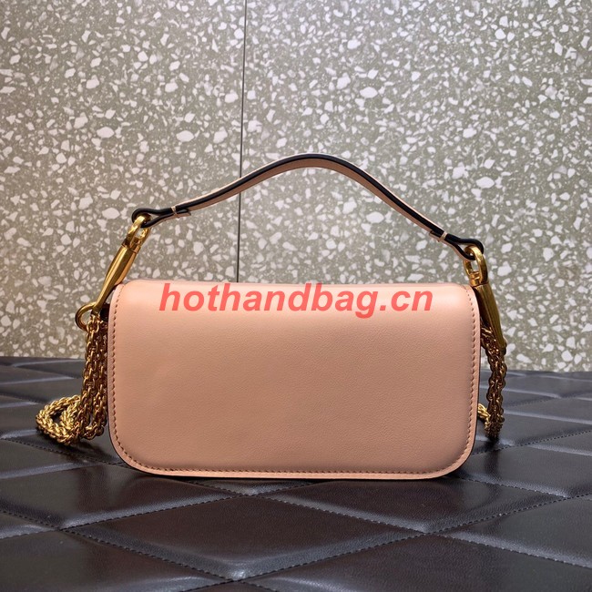 VALENTINO MINI LOCO imitation crystal shoulder bag WB0K53K pink