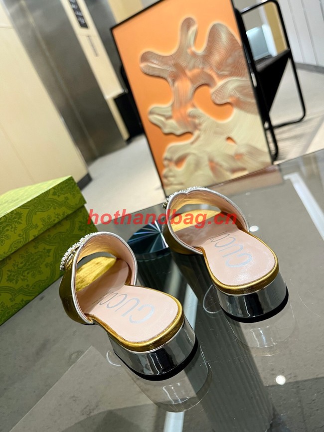 Gucci slipper heel height 2CM 91929-2