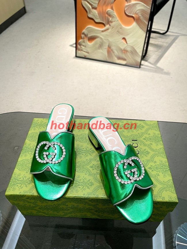 Gucci slipper heel height 2CM 91929-3