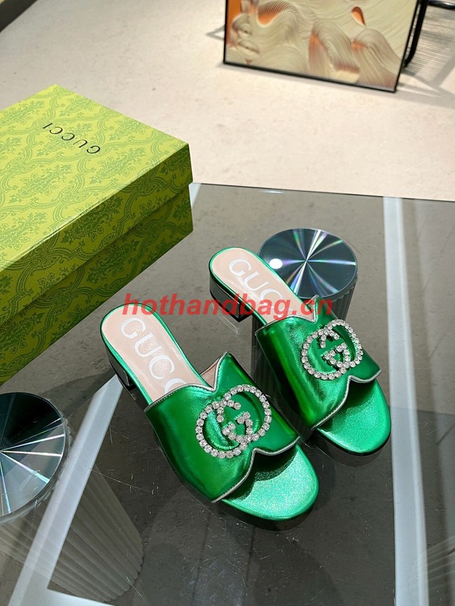 Gucci slipper heel height 2CM 91929-3