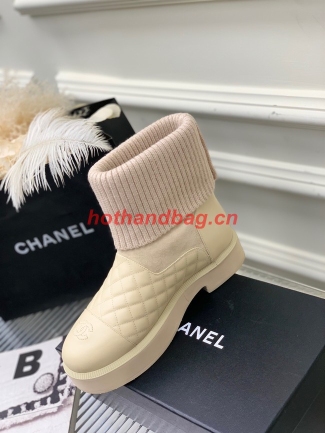 Chanel ankle boot heel height 4CM 91920-1