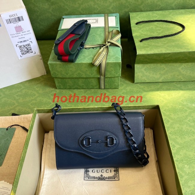 Gucci Horsebit 1955 mini bag 724713 Blue