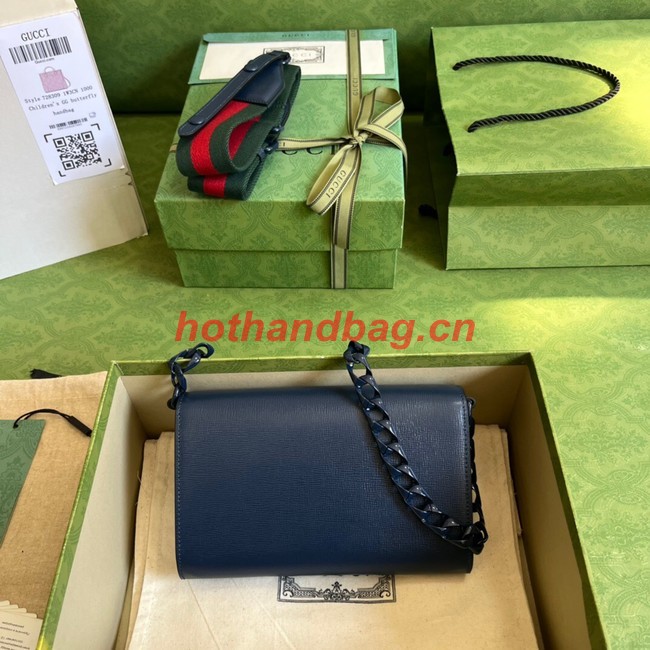 Gucci Horsebit 1955 mini bag 724713 Blue