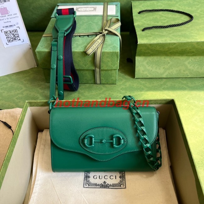 Gucci Horsebit 1955 mini bag 724713 Green