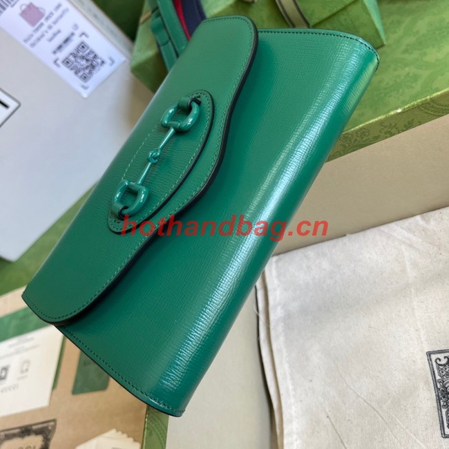 Gucci Horsebit 1955 mini bag 724713 Green