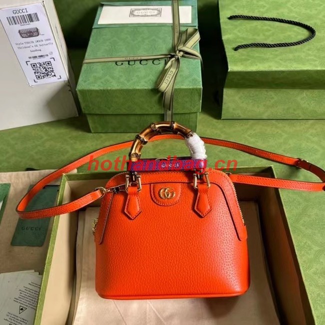 Gucci Diana mini tote bag 715775 Orange