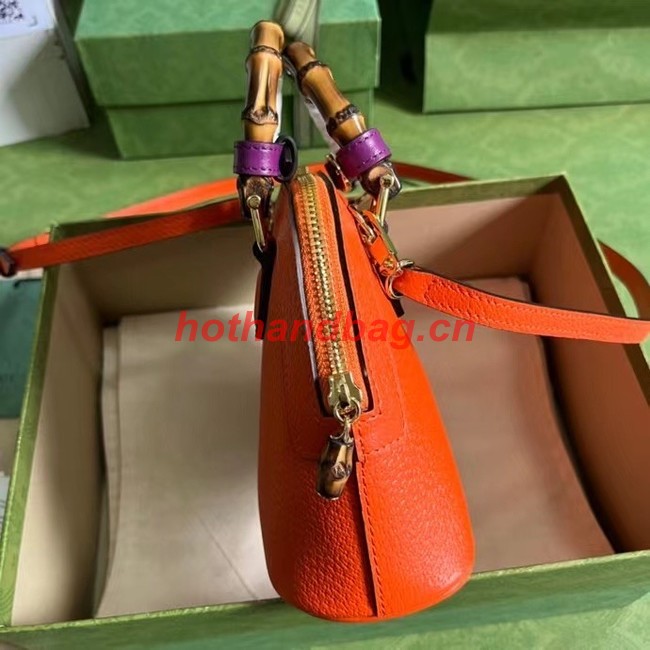 Gucci Diana mini tote bag 715775 Orange