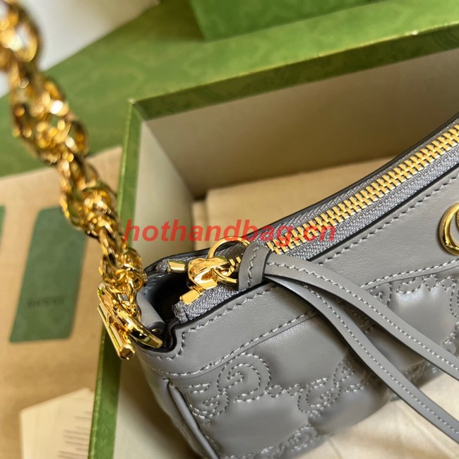 Gucci GG Matelasse handbag 735049 Grey