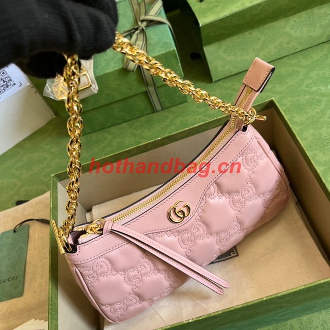 Gucci GG Matelasse handbag 735049 Pink