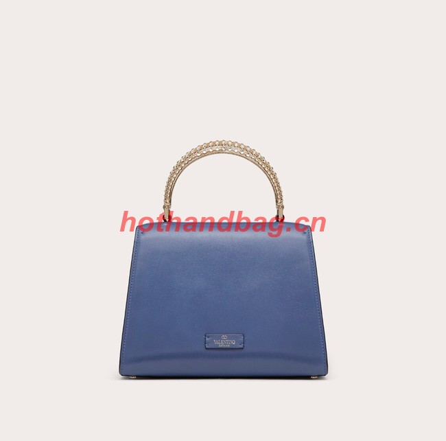 VALENTINO VSLING SMALL LOCO imitation crystal shoulder bag WB0F53NQ blue