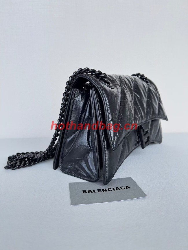 Balenciaga HOURGLASS Wallet With Chain 92885 BLACK