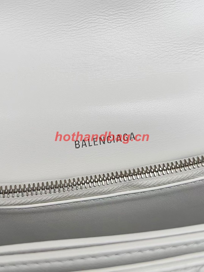 Balenciaga HOURGLASS Wallet With Chain 92885 WHITE