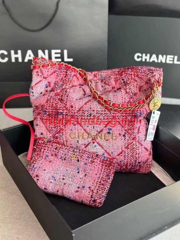 CHANEL 22 HANDBAG AS3261 pink