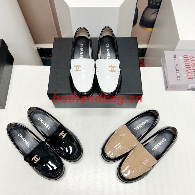 Chanel Calfskin LOAFERS heel height 4.5CM 91991-1