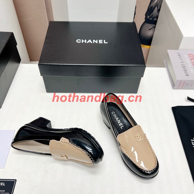 Chanel Calfskin LOAFERS heel height 4.5CM 91991-1