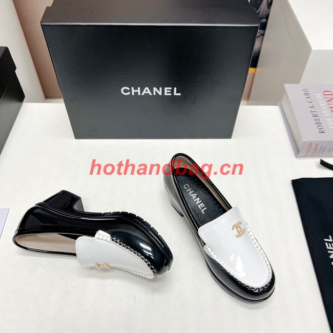 Chanel Calfskin LOAFERS heel height 4.5CM 91991-2