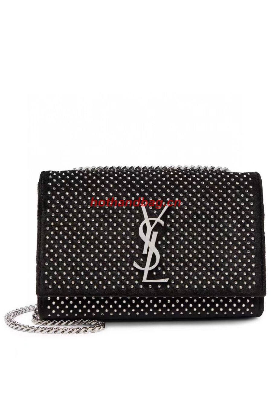 SAINT LAUREN KATE SMALL CHAIN BAG Y769330 BLACK