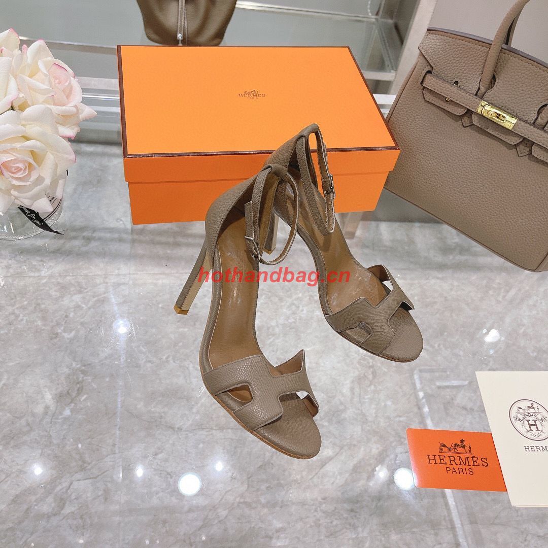 Hermes SANDAL Shoes HMS72301 Elephant Gray