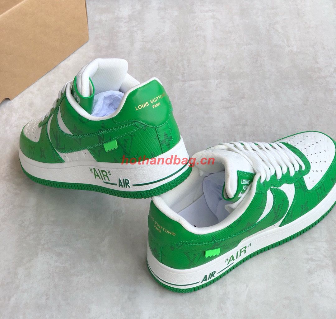 Louis Vuitton & Nike Air Force1low sneaker 63210 Green