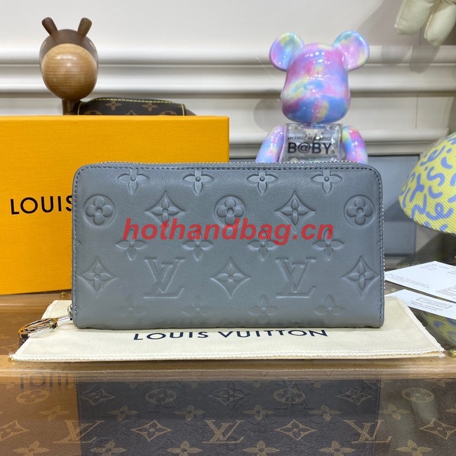 Louis Vuitton ZIPPY WALLET M81510 Anthracite Gray