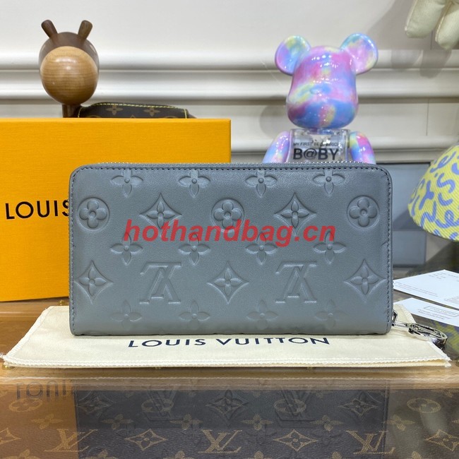 Louis Vuitton ZIPPY WALLET M81510 Anthracite Gray