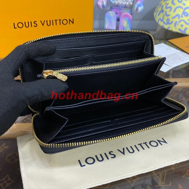 Louis Vuitton ZIPPY WALLET M81510 Black