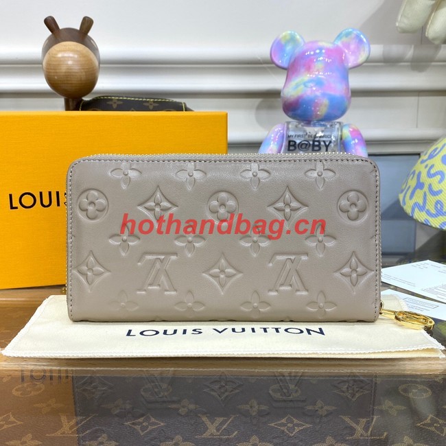 Louis Vuitton ZIPPY WALLET M81510 Taupe Brown