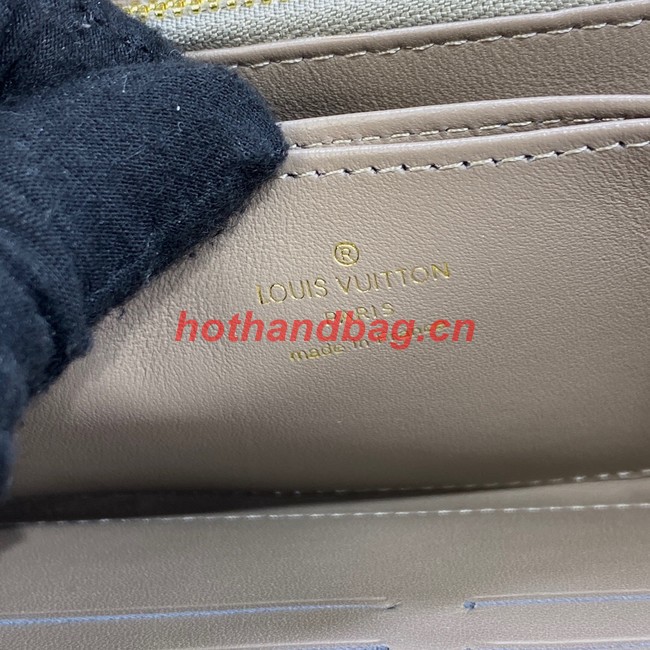 Louis Vuitton ZIPPY WALLET M81510 Taupe Brown