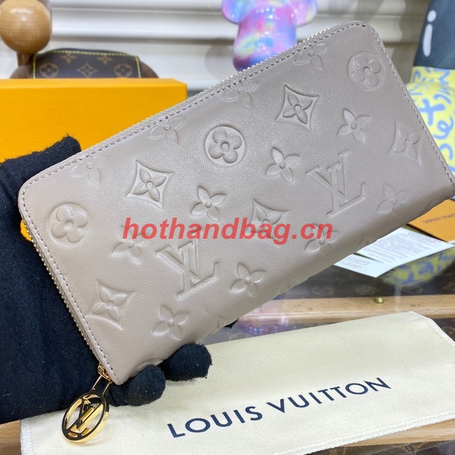 Louis Vuitton ZIPPY WALLET M81510 Taupe Brown