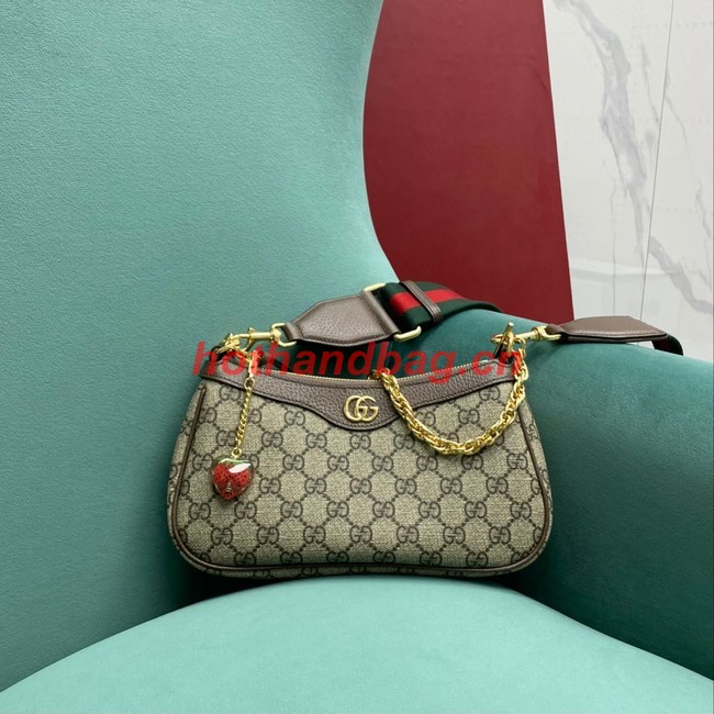 Gucci Ophidia GG small handbag 735132 Brown 