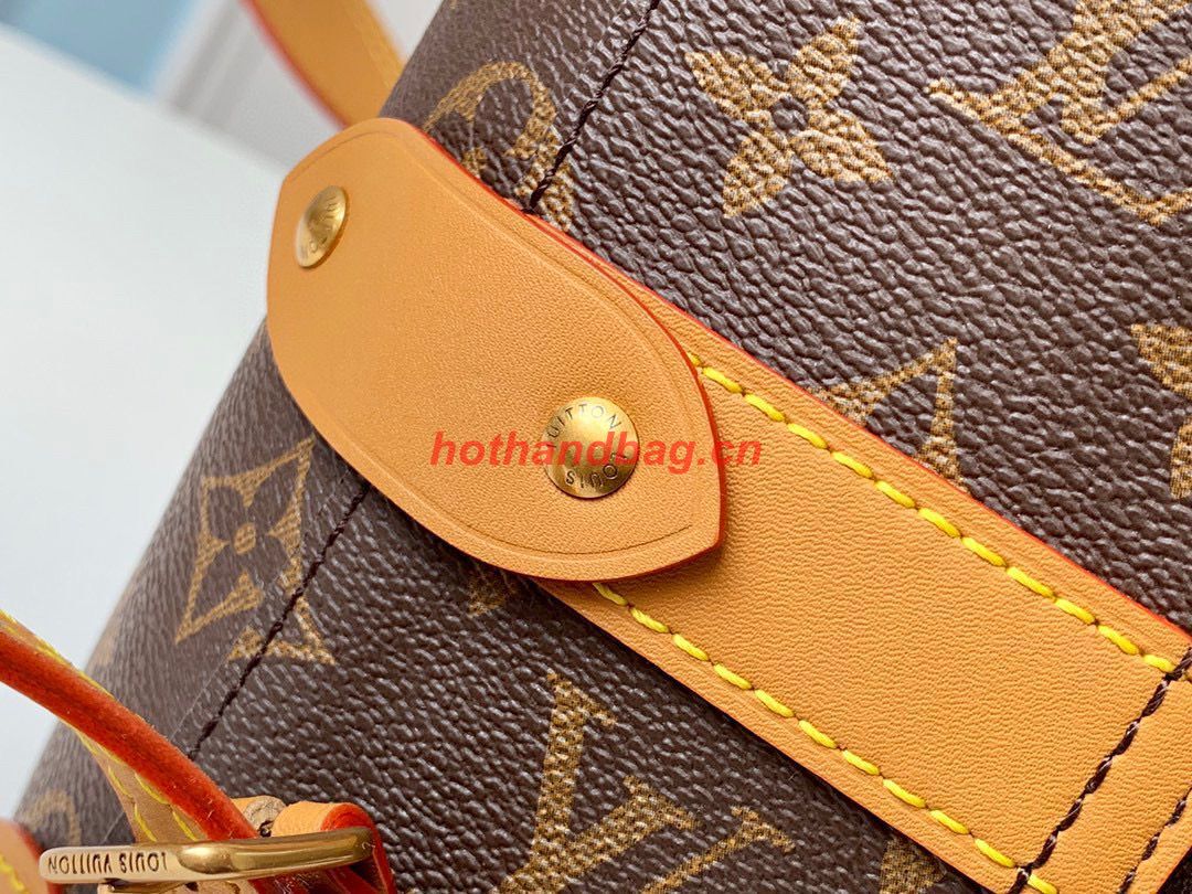 Louis Vuitton Monogram Canvas Original Leather Backpack M44752