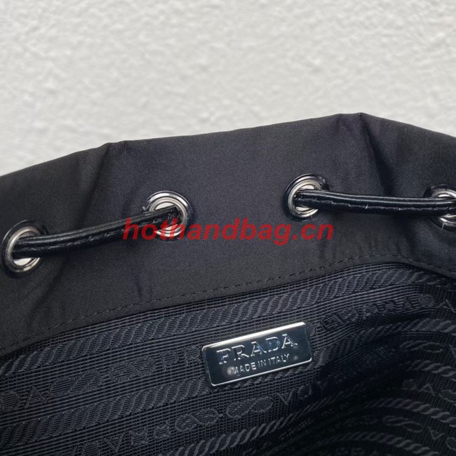 Prada Satin mini-bag with crystals 1BE067 black