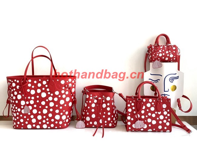 Louis Vuitton LV X YK NEVERFULL MM M46422 red