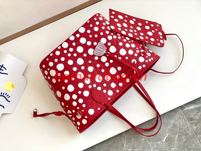 Louis Vuitton LV X YK NEVERFULL MM M46422 red