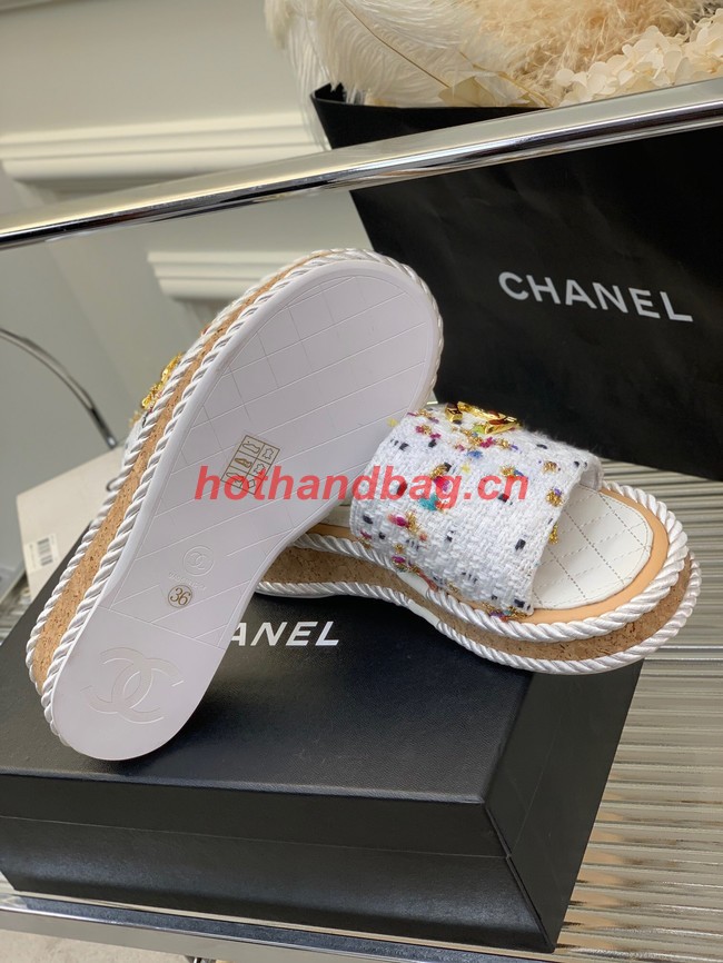 Chanel slippers heel height 4CM 92127-4