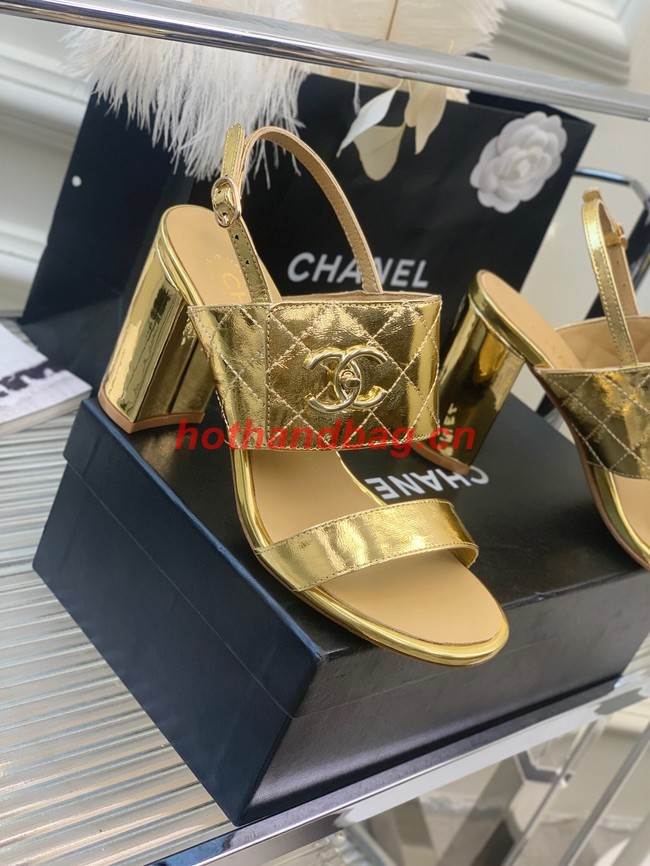 Chanel sandal heel height 8CM 92136-1