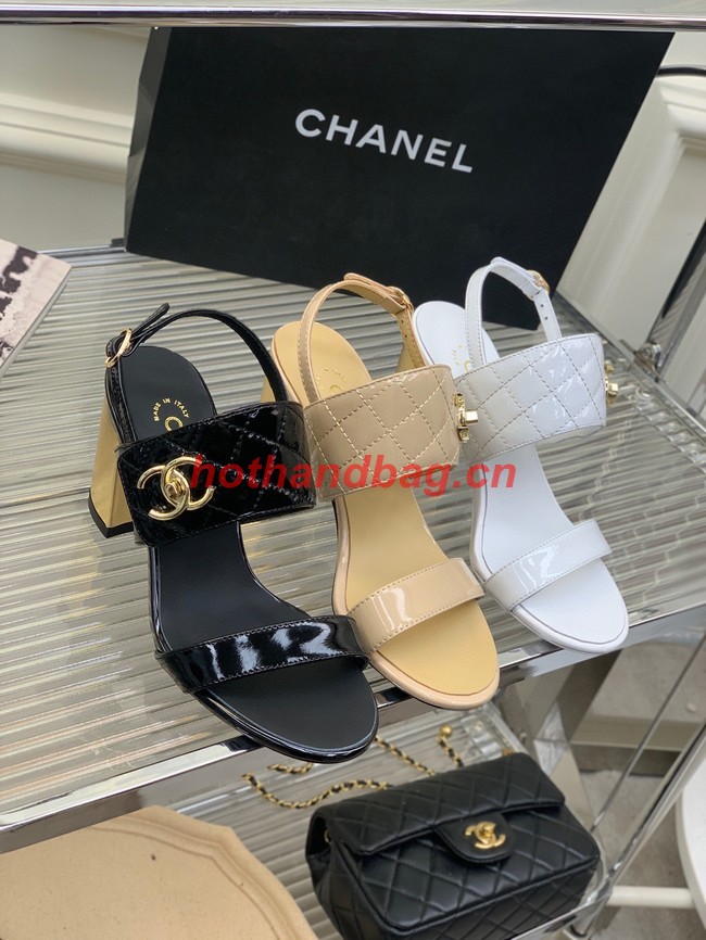 Chanel sandal heel height 8CM 92136-3