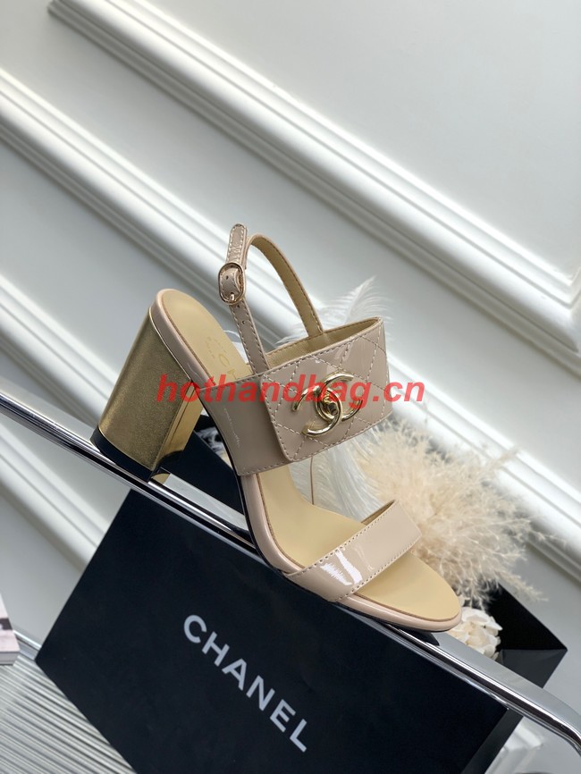 Chanel sandal heel height 8CM 92136-3