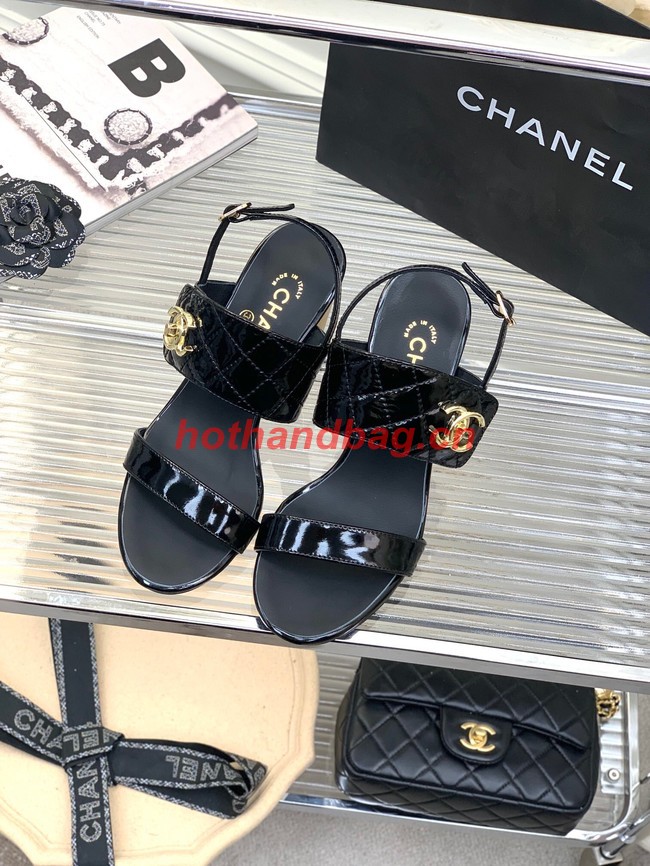 Chanel sandal heel height 8CM 92136-4