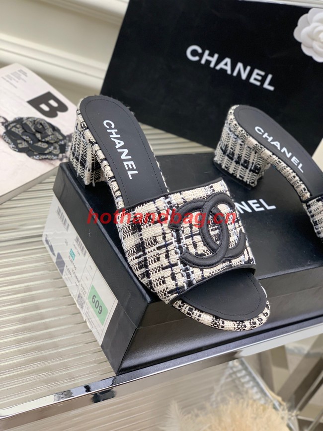 Chanel slippers heel height 5CM 92141-3