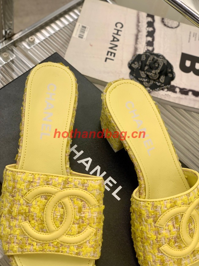 Chanel slippers heel height 5CM 92141-6