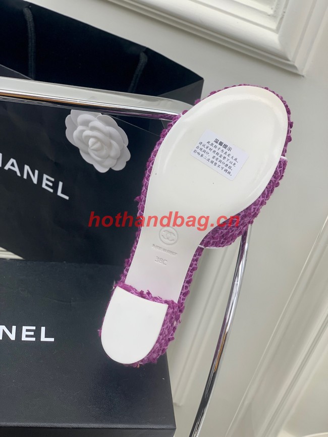 Chanel slippers heel height 5CM 92141-8