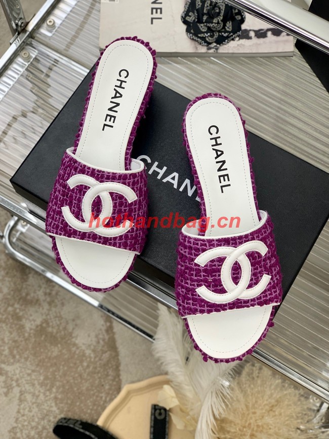 Chanel slippers heel height 5CM 92141-8