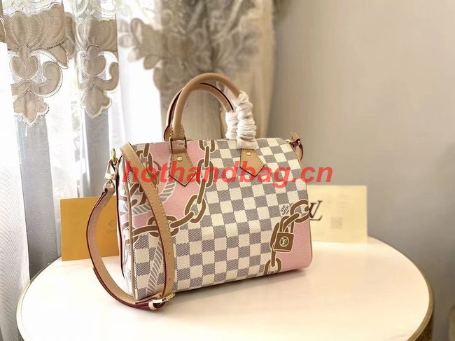 Louis Vuitton Speedy Bandouliere 25 N40473 white