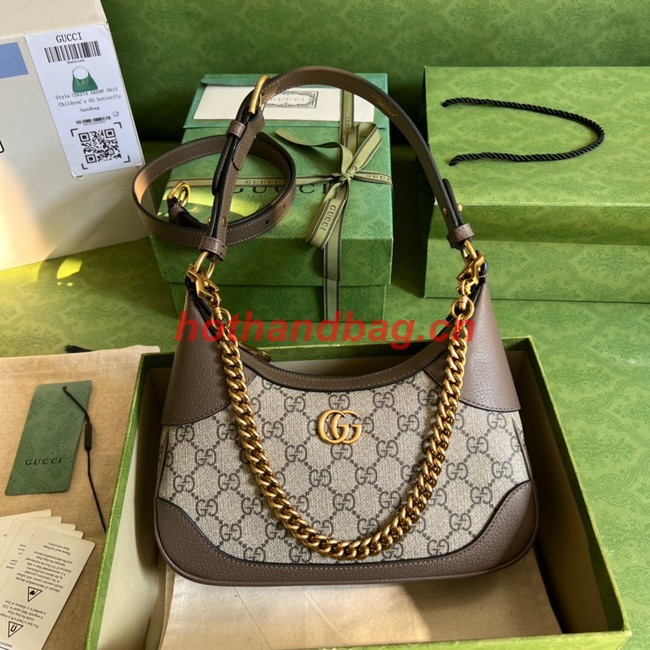 Gucci Aphrodite small shoulder bag 731817 brown