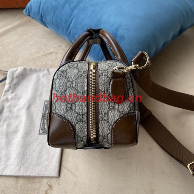 Gucci Small duffle bag with Interlocking G 723307 brown