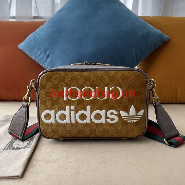 Gucci adidas x Gucci small shoulder bag 702427 brown