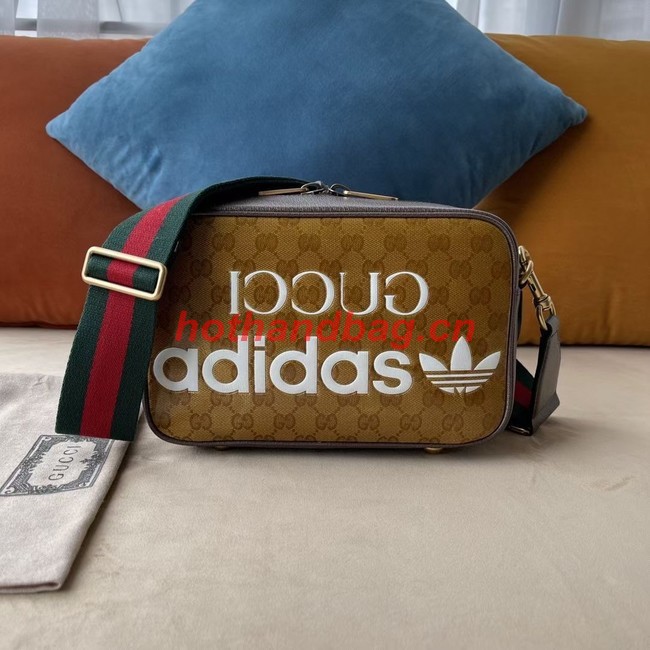 Gucci adidas x Gucci small shoulder bag 702427 brown